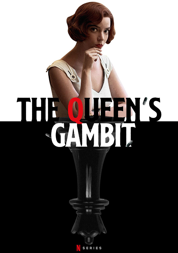 The Queen's Gambit by Sof Sofroniou - Home of the Alternative Movie Poster  -AMP